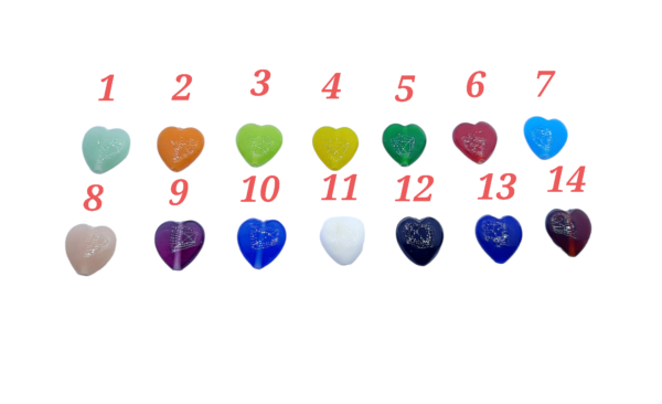 Small heart bead