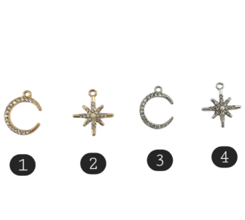 Moon & Star charms