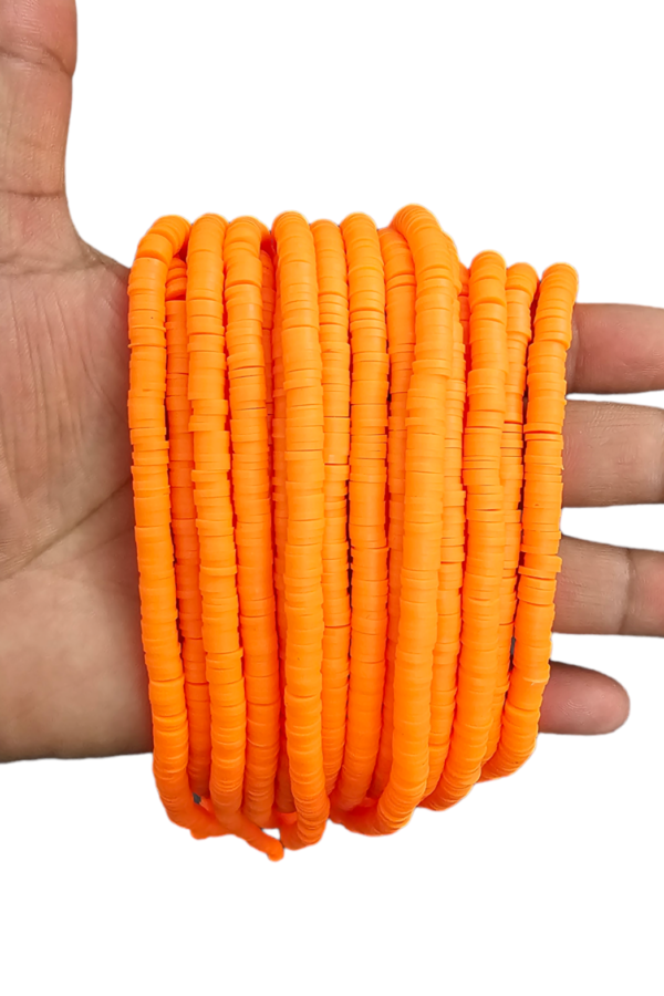 Orange fimo ring